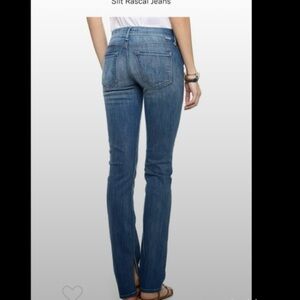 Mother Jeans “Slit Rascal” Jeans